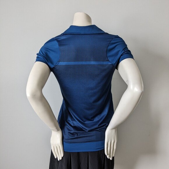 Nike Golf - Tour Performance - Dri-Fit Navy Golf Shirt w/ Cowl Neck - Size S - Picture 4 of 5